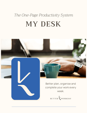 My Desk Productivity System My Desk Productivity System