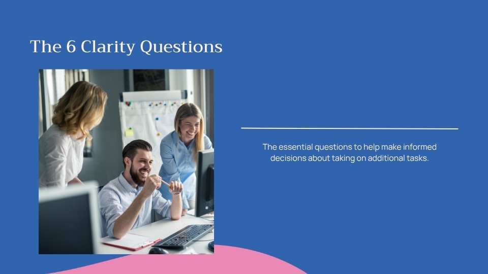 6 clarity questions updated